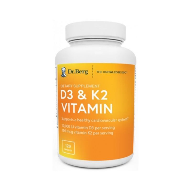 Dr. Berg 1000iu D3 & K2 100mcg Vitamin