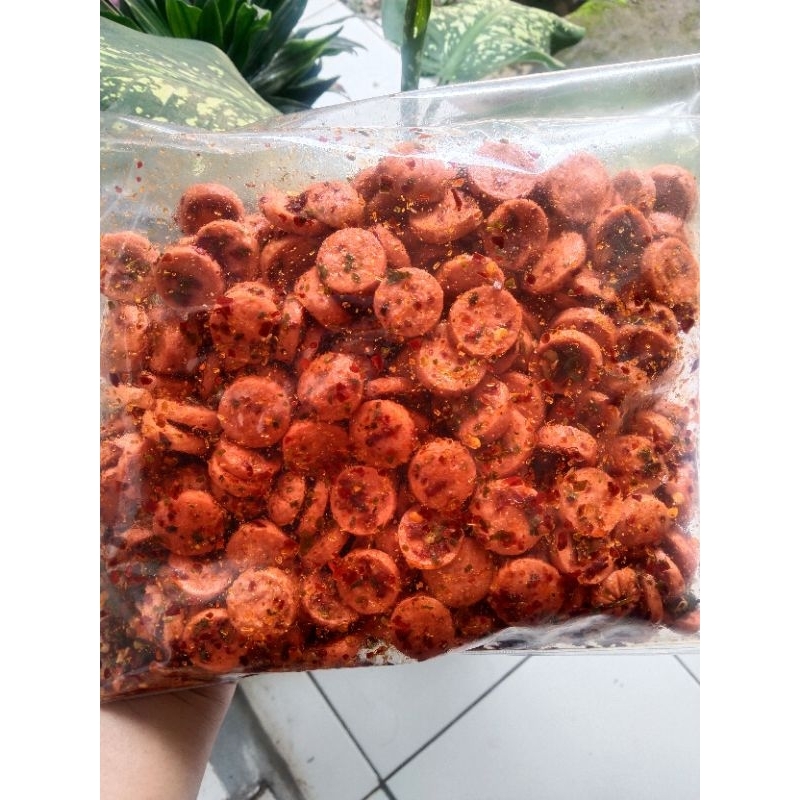 

Sosreng Sosis goreng virall renyah pedas gurih 200/400gr