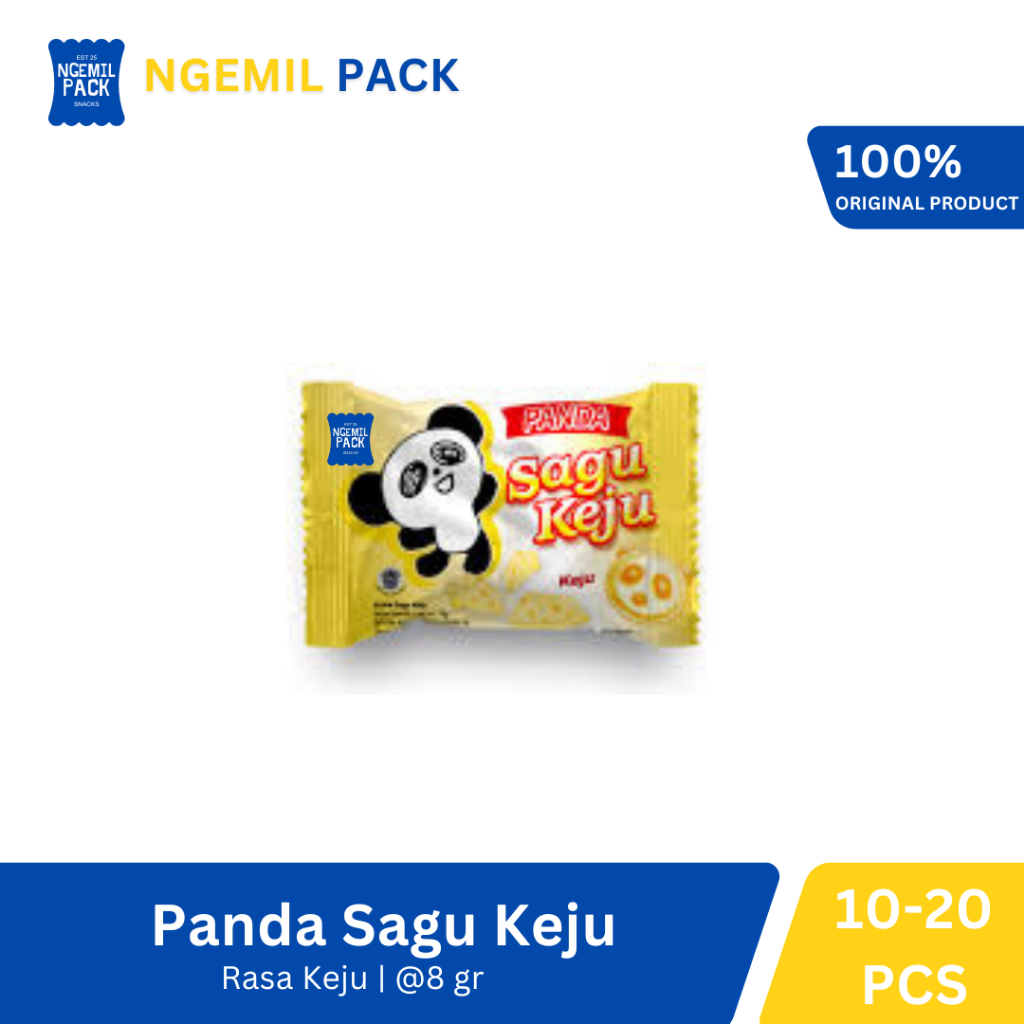 

Happy Time Panda Sagu Keju Isi 10-20pcs @8Gr