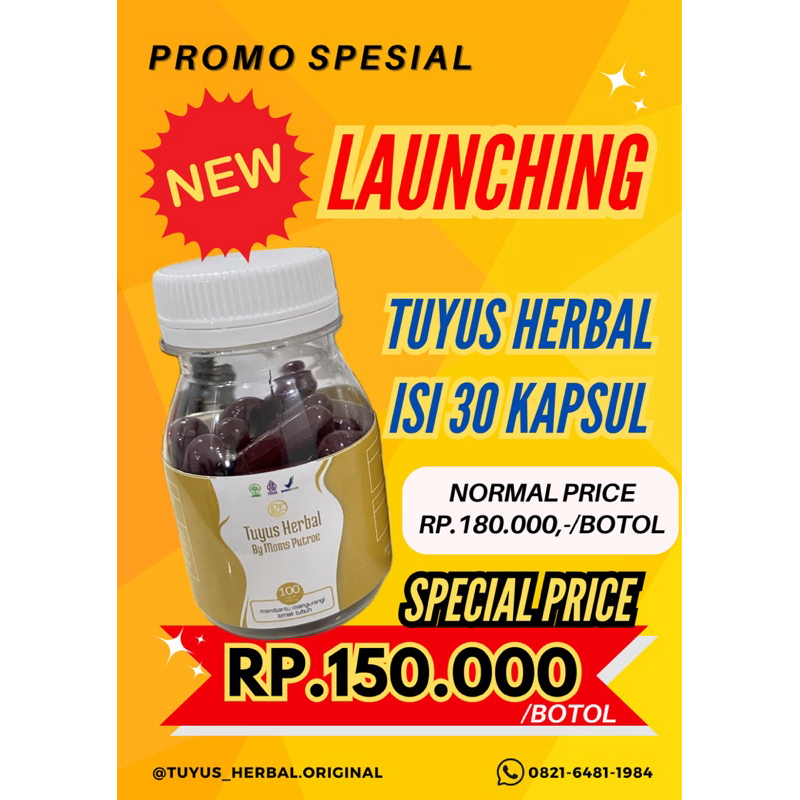 

Tuyus Herbal Original isi 30 BPOM