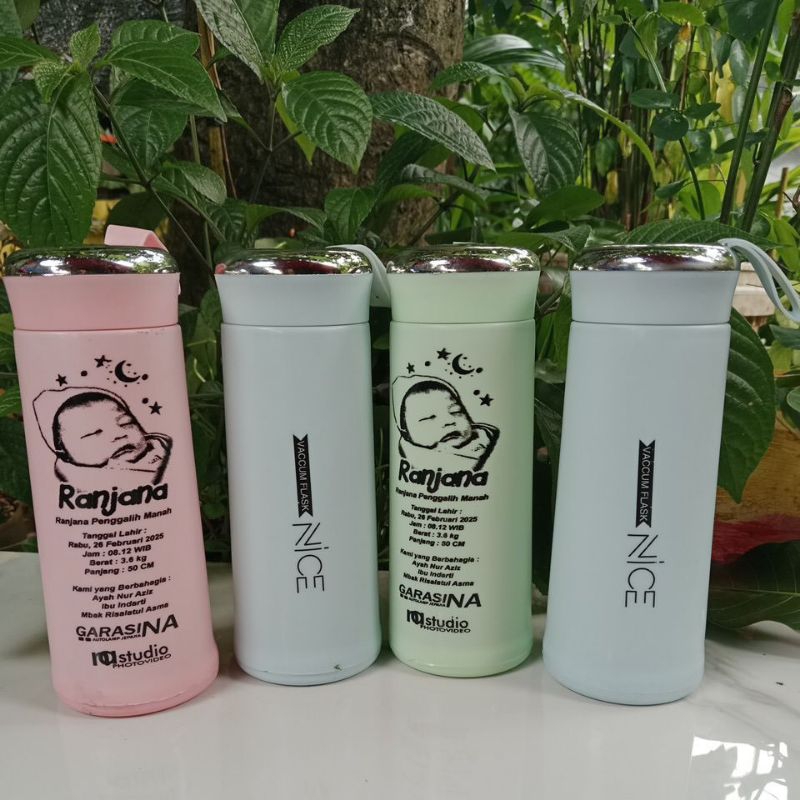 botol nice custom nama tanpa kemasan