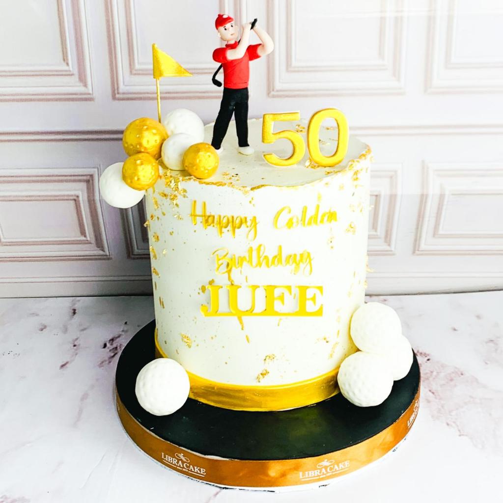 

Kue Ulang tahun/Birthday cake/Kue Ultah Tema Golf/Golf Cake/Cake tema Golf