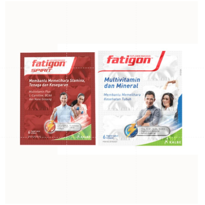 FATIGON PUTIH / FATIGON SPIRIT / STRIP ISI 6 TABLET