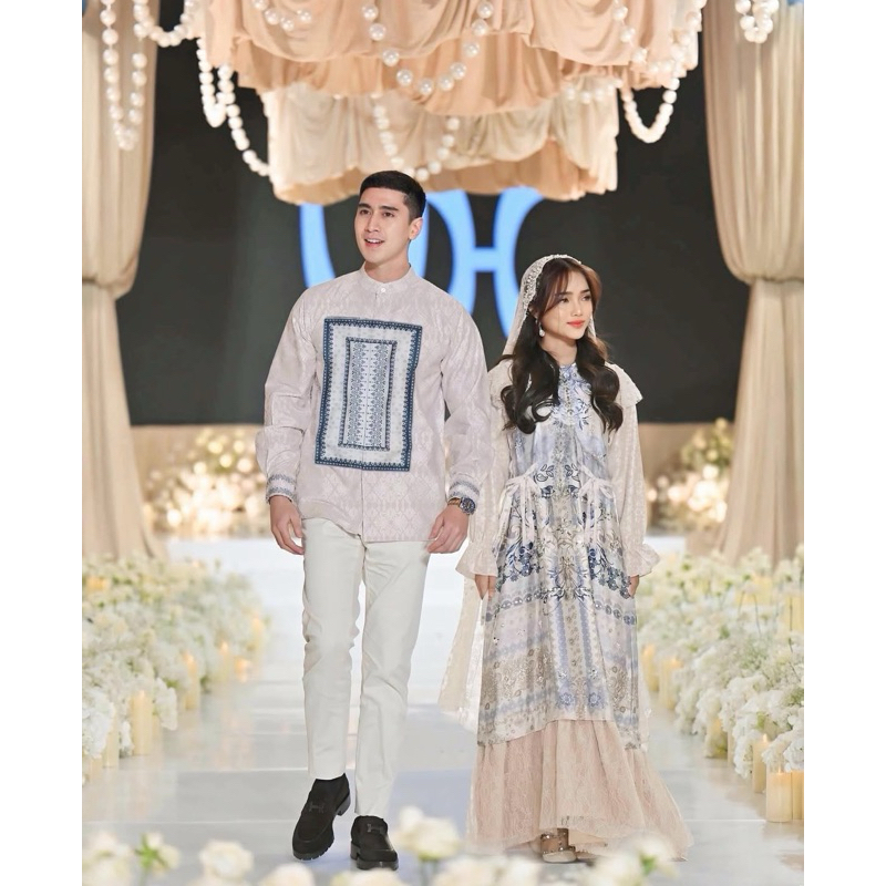 Camellia Dress Fuji (nonpayet) by Vanilla Hijab (Ready Stock)