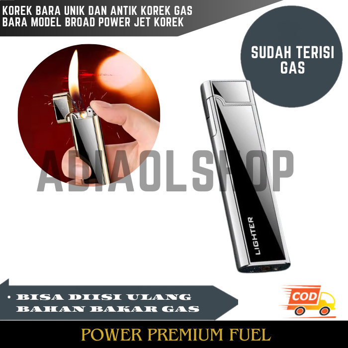 Korek Api Broad Slim BD Korek Api Roda Api korek Gas Bondn Lighter Gas