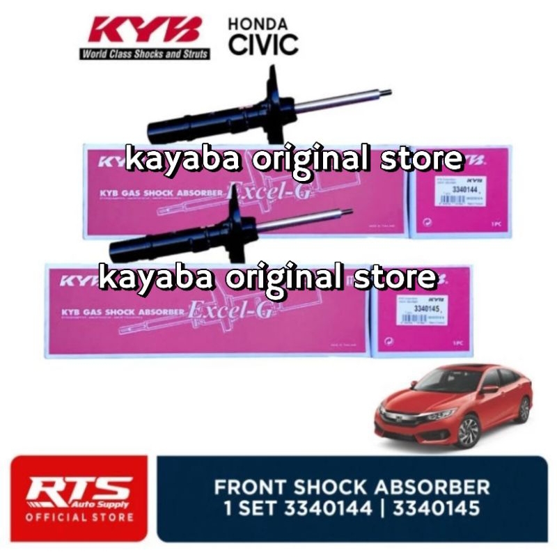 SHOCKBREAKER DEPAN HONDA CIVIC TURBO MEREK KAYABA EXEL-G ORIGINAL