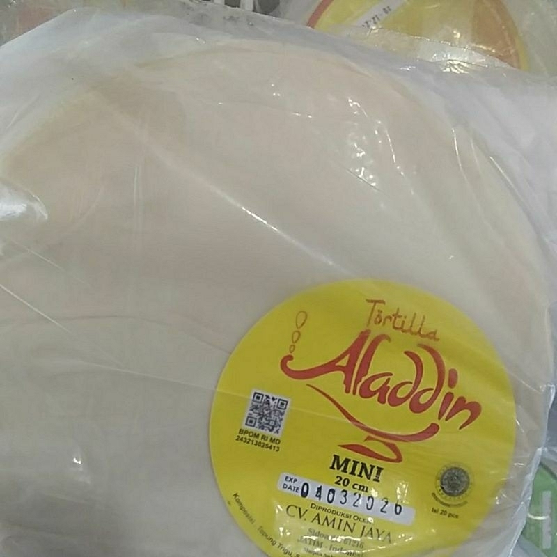 

Tortilla Aladdin ukuran 20 cm