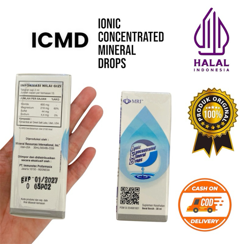 (COD) 1 botol ICMD Ionic Concentrated Mineral Drops 30ml | Menyembuhkan Semunya Penyakit