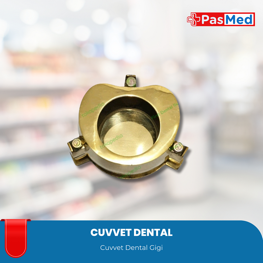 Dental kuvet cuvet Kuningan untuk pembuatan gigi