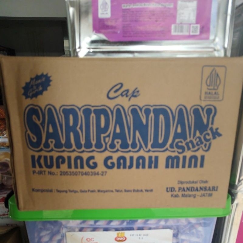 

Kuping Gajah Mini Saripandan 500gr