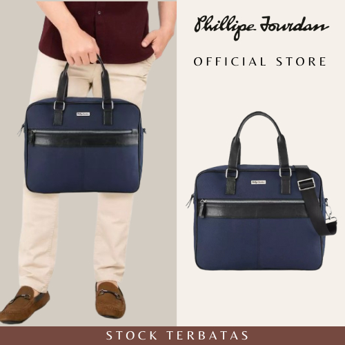 Phillipe Jourdan Leonell Tas Selempang Pria Blue (Canvas)
