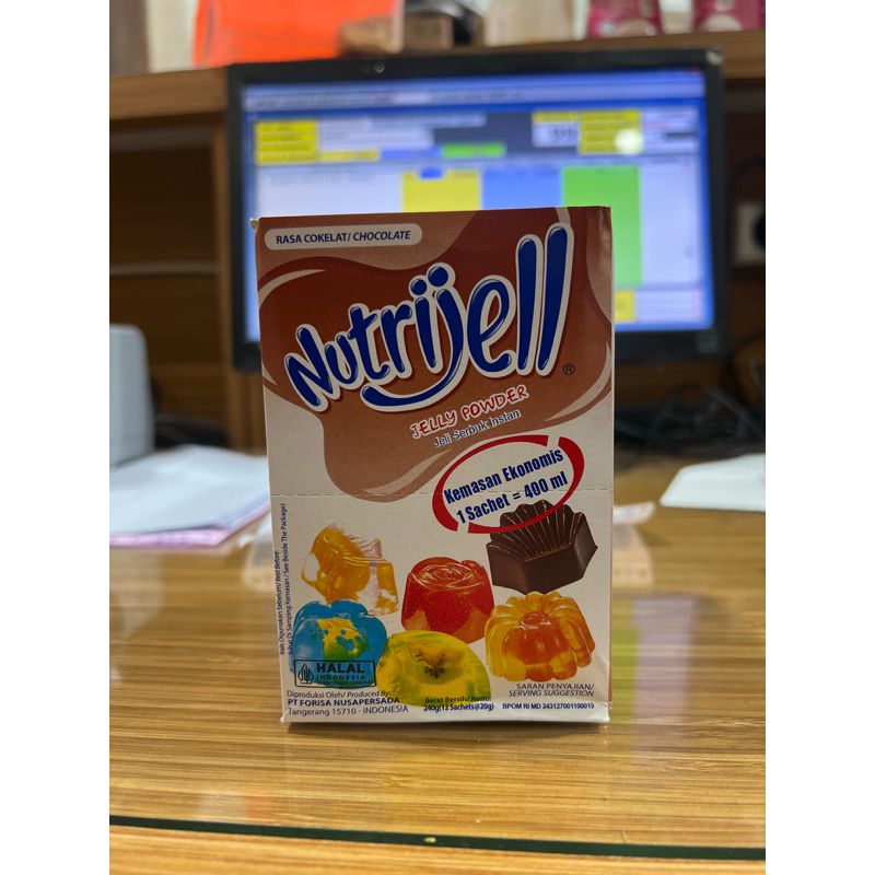 

NUTRIJELL COKLAT KCL 1 pak isi 12 sachets