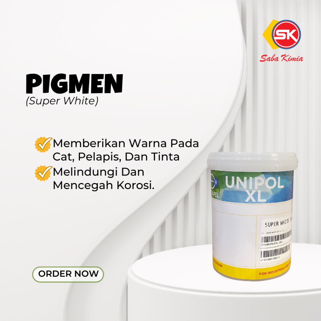 

Warna Resin Putih/ Pigmen Warna Putih ColorChem for Fiberglass 1kg