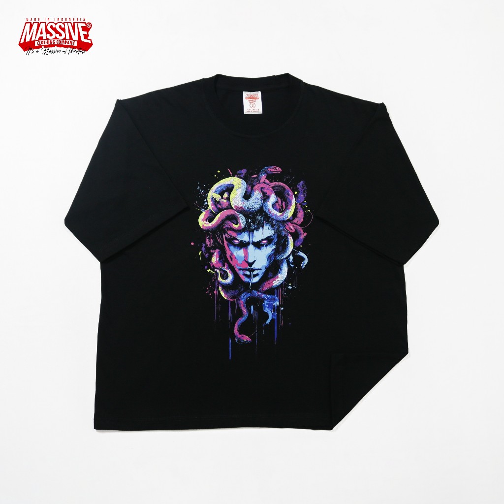 Massive - Tshirt Kaos Oversize Graphic Tee Glow Serpent Unisex