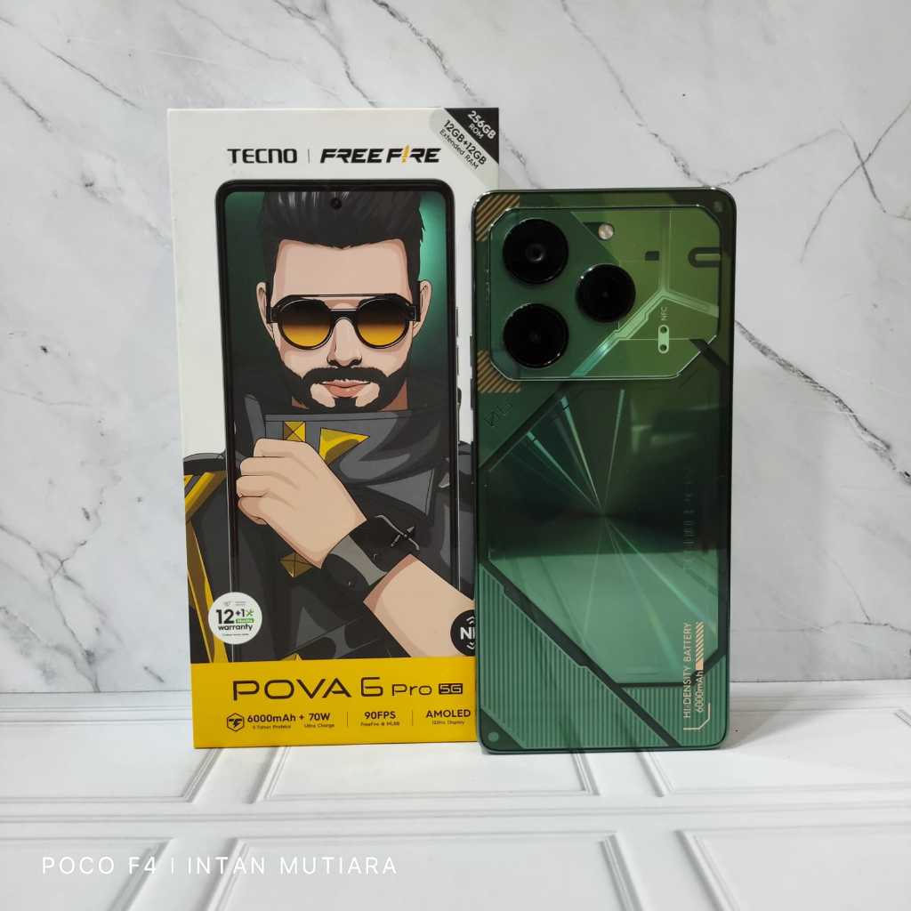 Tecno Pova 6 Pro Ram 12GB Rom 256GB ( Second )