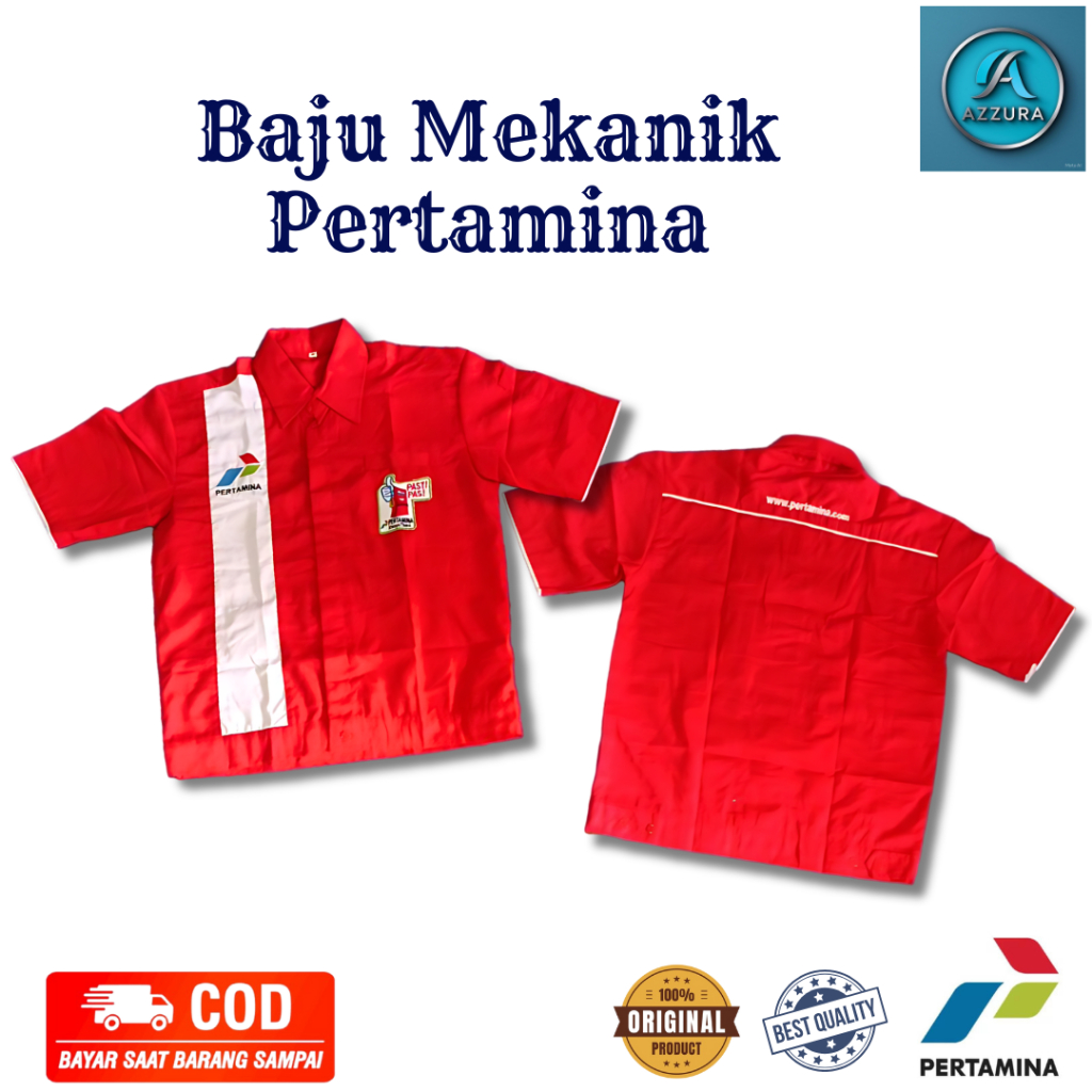 Seragam Spbu Operator | Baju Spbu | Seragam Spbu Merah | Seragam Pertamina | Baju Spbu
