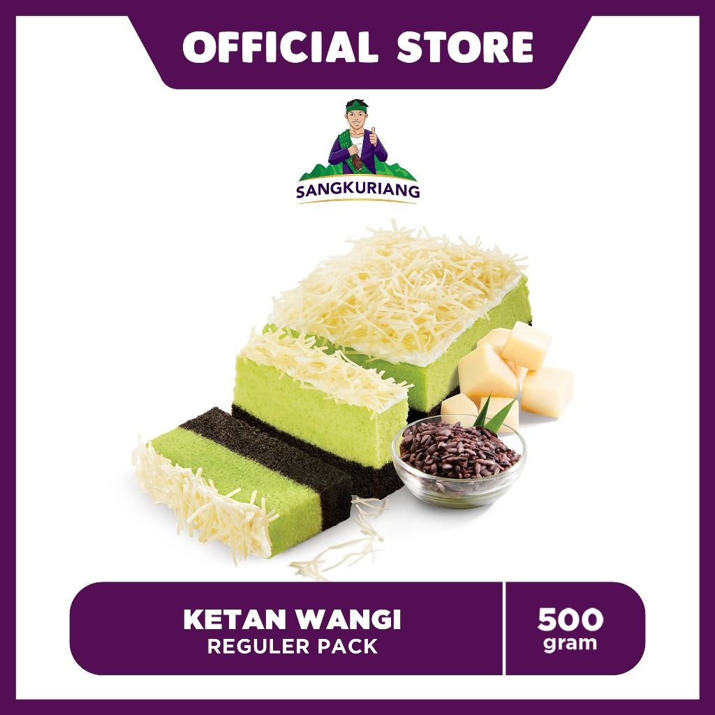 

Lapis Bogor Sangkuriang Ketan Wangi - Reguler Pack (500gr)