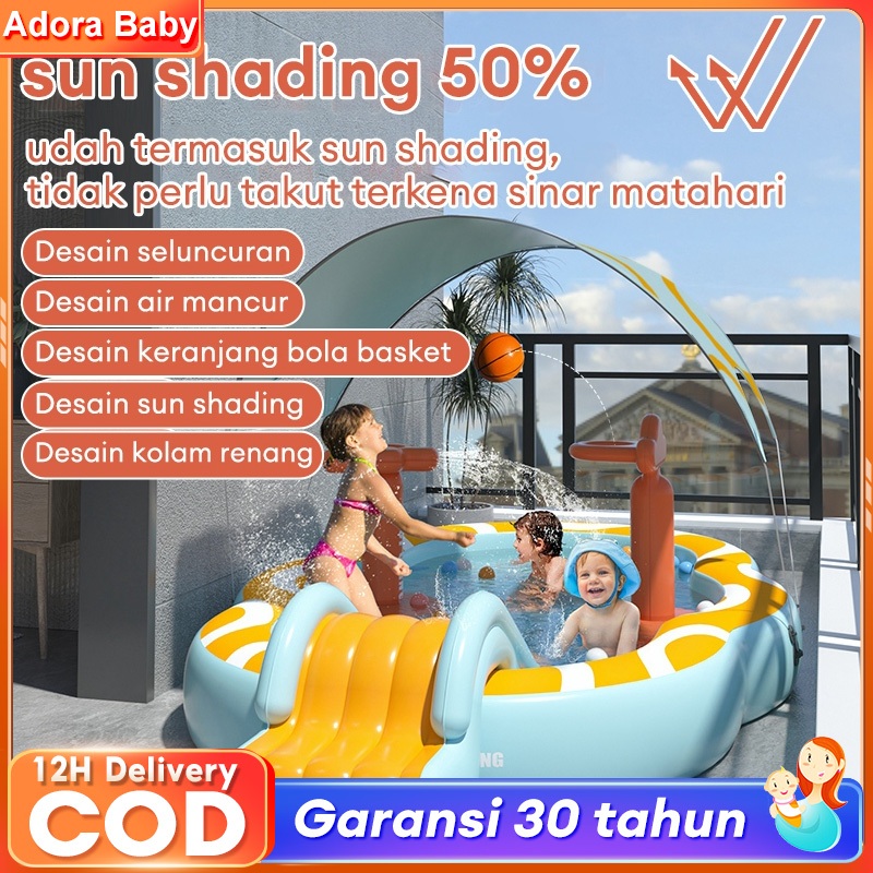 Kolam Renang Anak Perosotan Jumbo Perosotan karet untuk kolam renang anak jumbo PLAYGROUND KOLAM