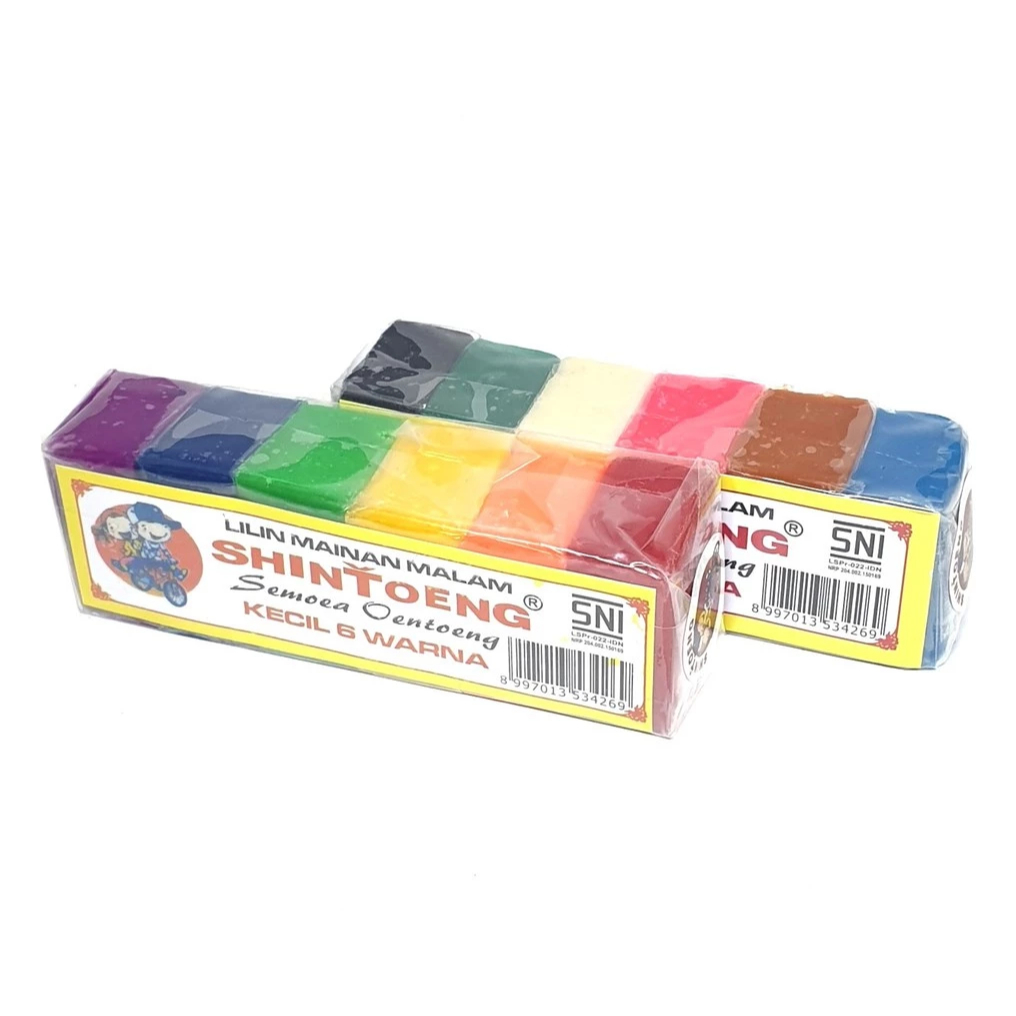 

Lilin Malam Plastisin Playdough Modeling Lilin Mainan 6 Warna 2,5x2,5x8 cm