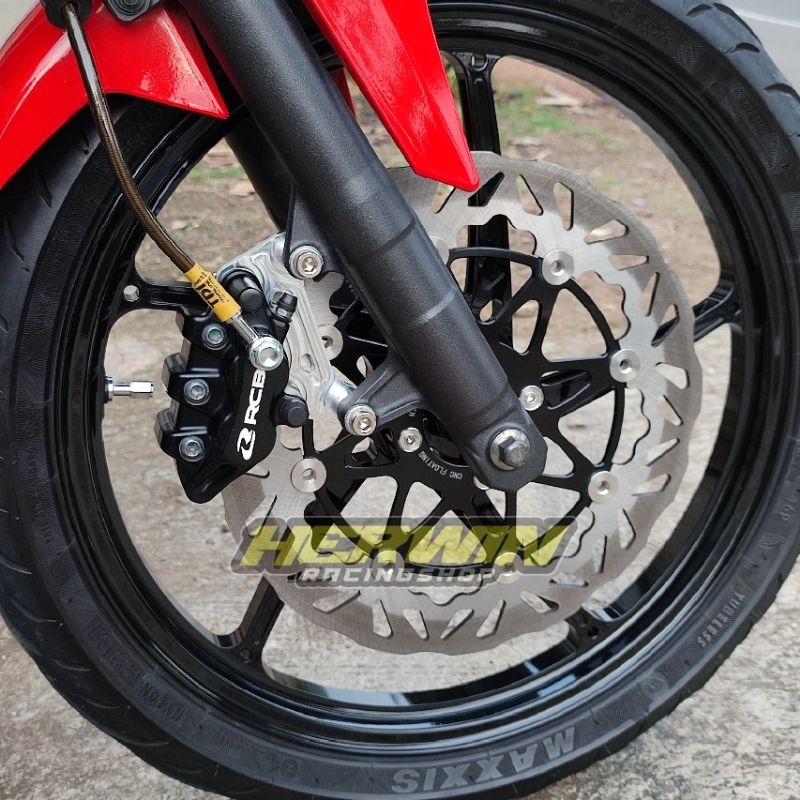 Breket kaliper CB150R new kaliper standart/rcb/nisrai 2p disc 300mm dan 320mm