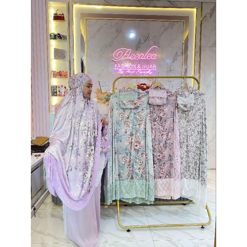 Mukenah Satin Silk Renda Premium