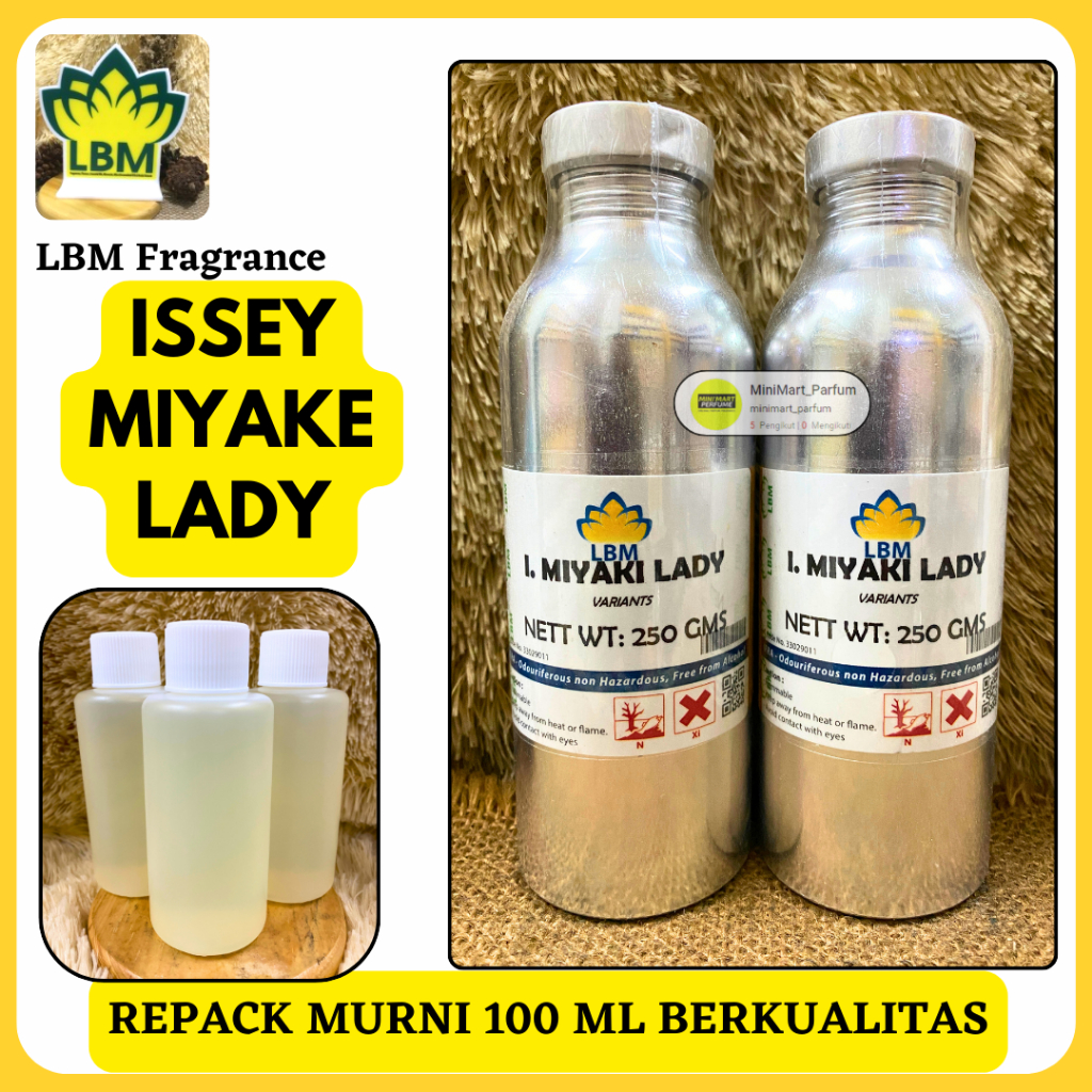 Bibit Parfum Cwe ISSEY MIYAKE Lady Repack 100 ML MURNI LBM Fragrance
