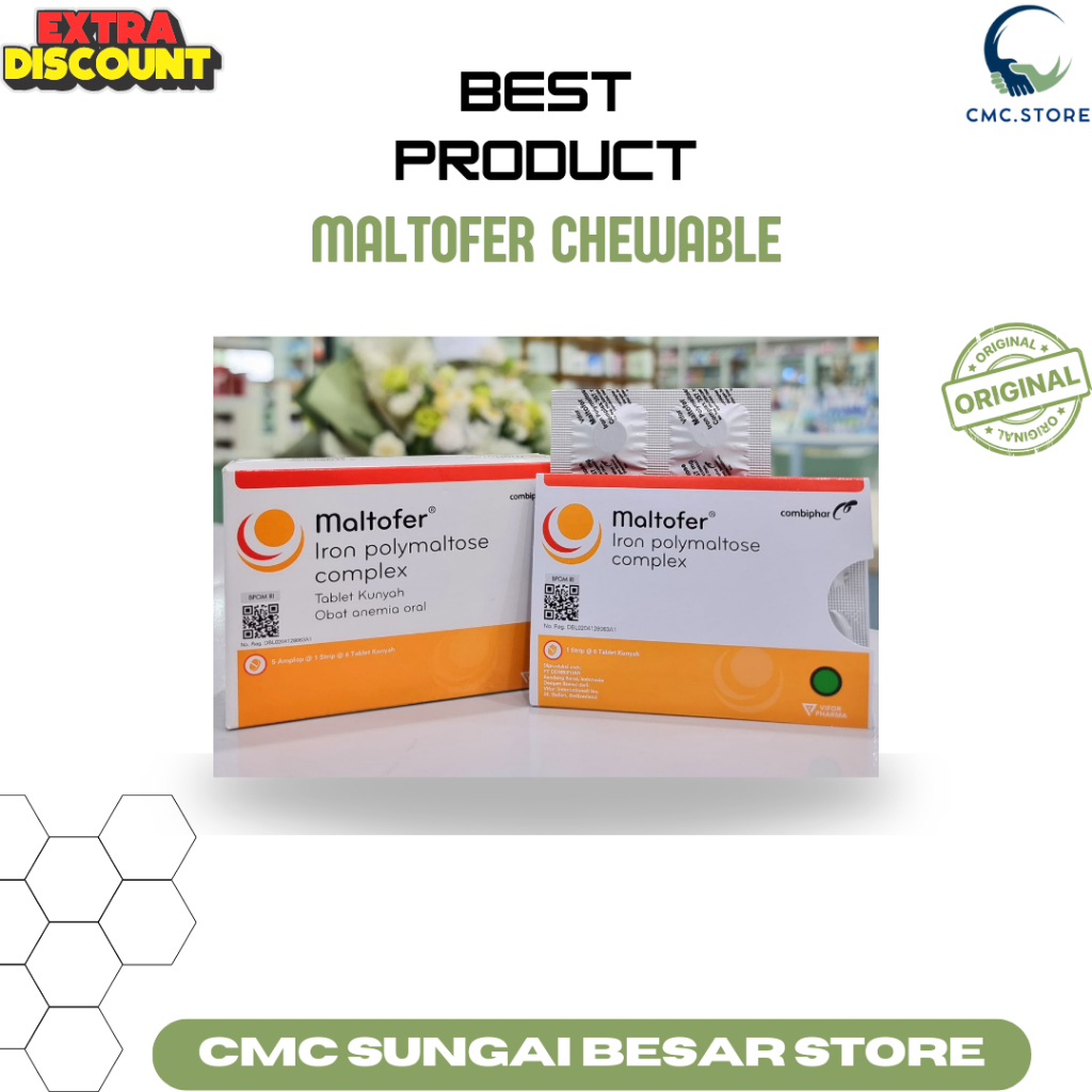 Maltofer Tablet Kunyah Suplemen Zat Besi
