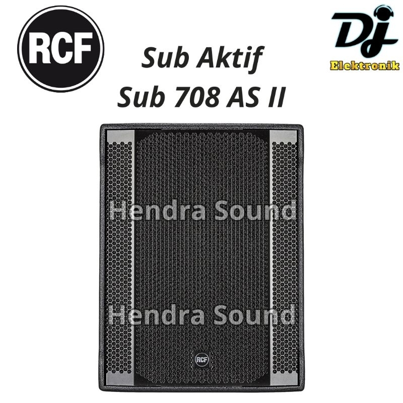 RCF ● SUB 708 AS II / SUB708 AS II - Speaker Subwoofer Aktif 18 inch (ORI ITALY)