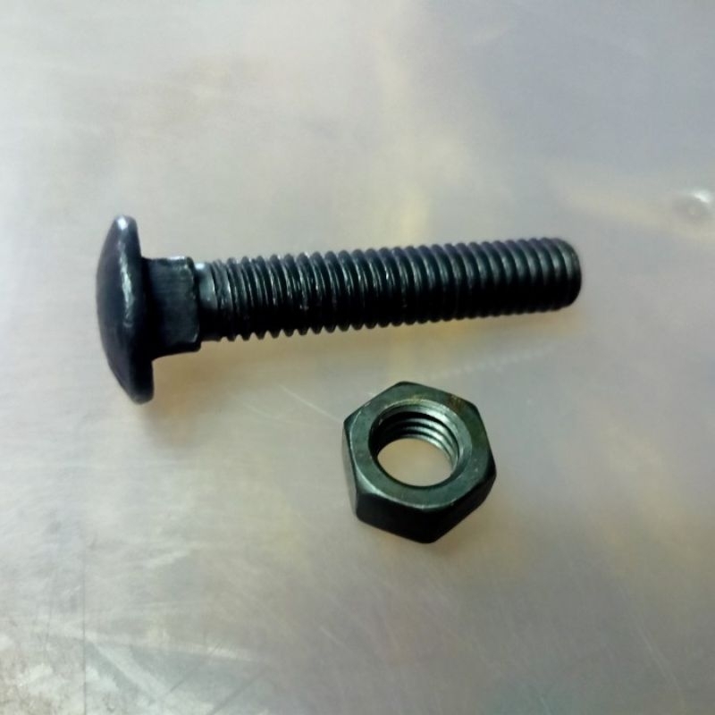 BAUT CB 1/4 X 2-1/2" panjang 6cm BAUT PAYUNG, BAUT BAK TRUK, BAUT PAGAR MUR BAUT CB KUNCI 10 UKURAN 