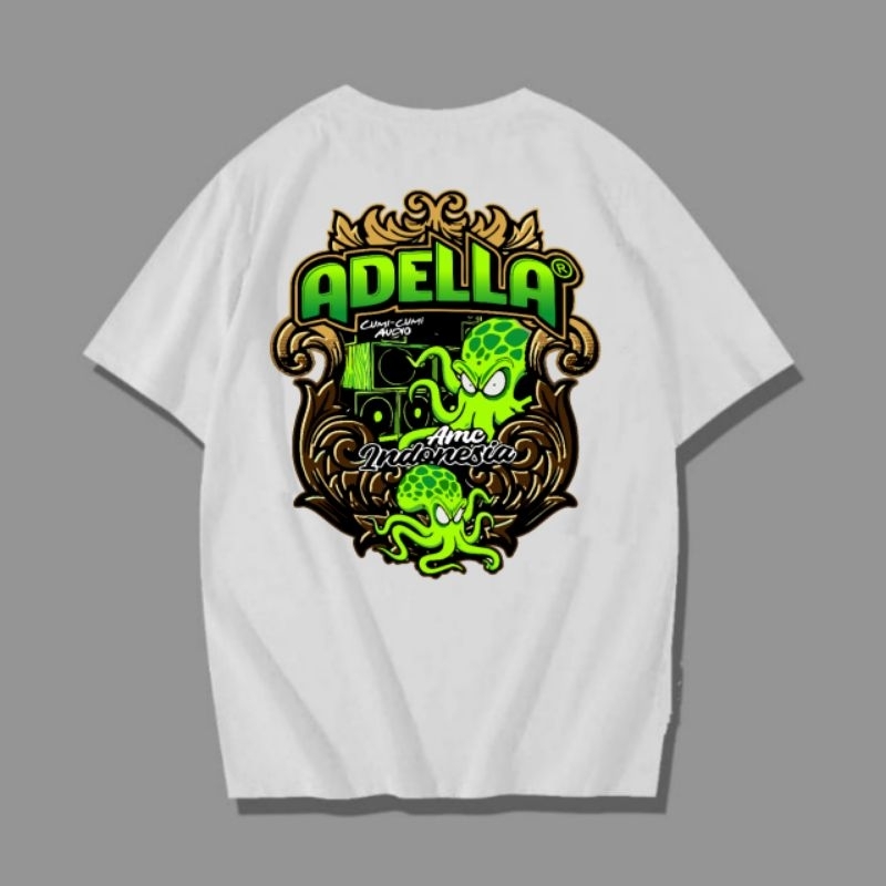 KAOS ADELLA AMC INDONESIA BAJU DISTRO PRIA WANITA ~FREESTICKER