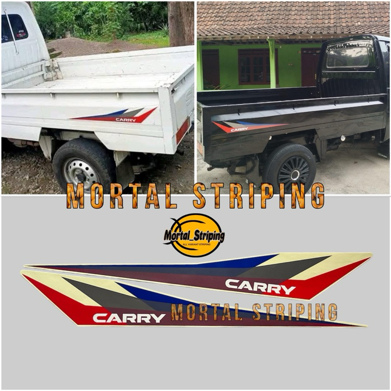 STIKER STRIPING LIS BAK MOBIL SUZUKI CARRY FUTURA