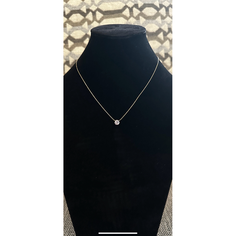 Kalung Titanium Wanita Anti Karat Cheryl putih - rose gold - kuning emas - Kalung cantik Elegant