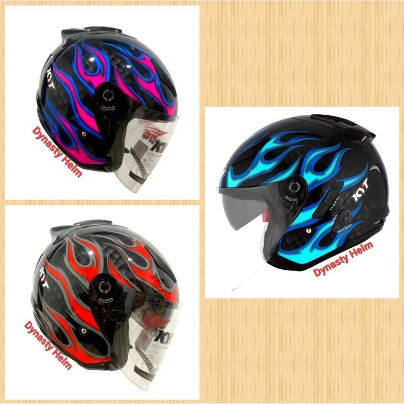 KYT GALAXY FLAT R MOTIF FLAME