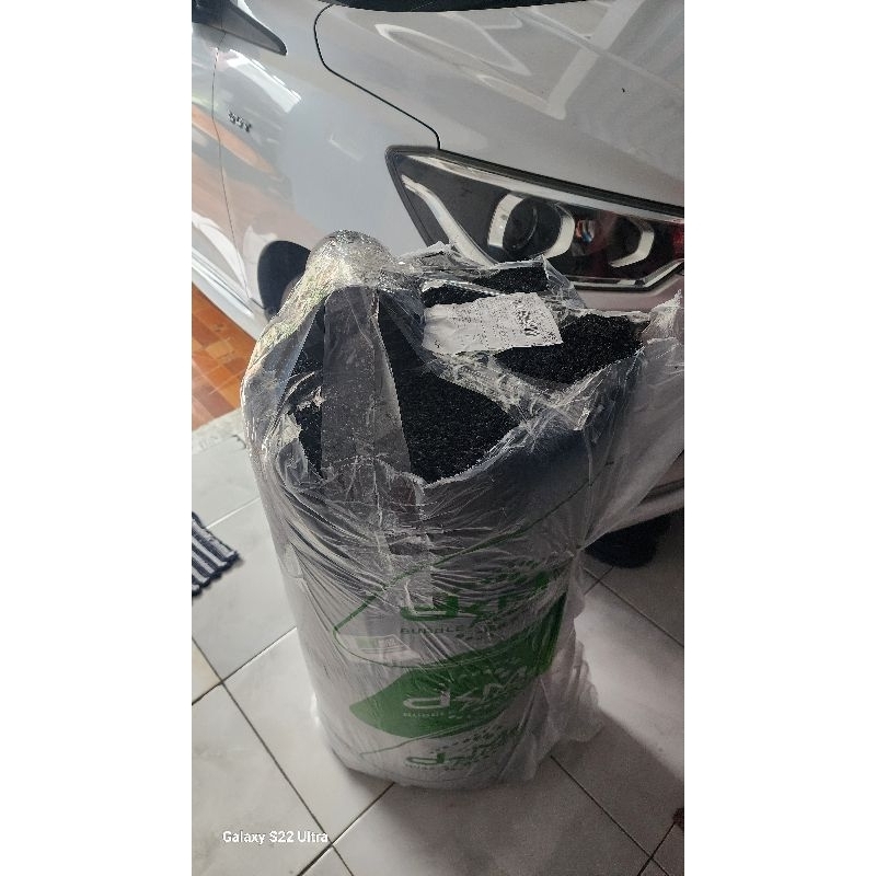 

Tambahan buble wrap lebih aman agar tidak pecah