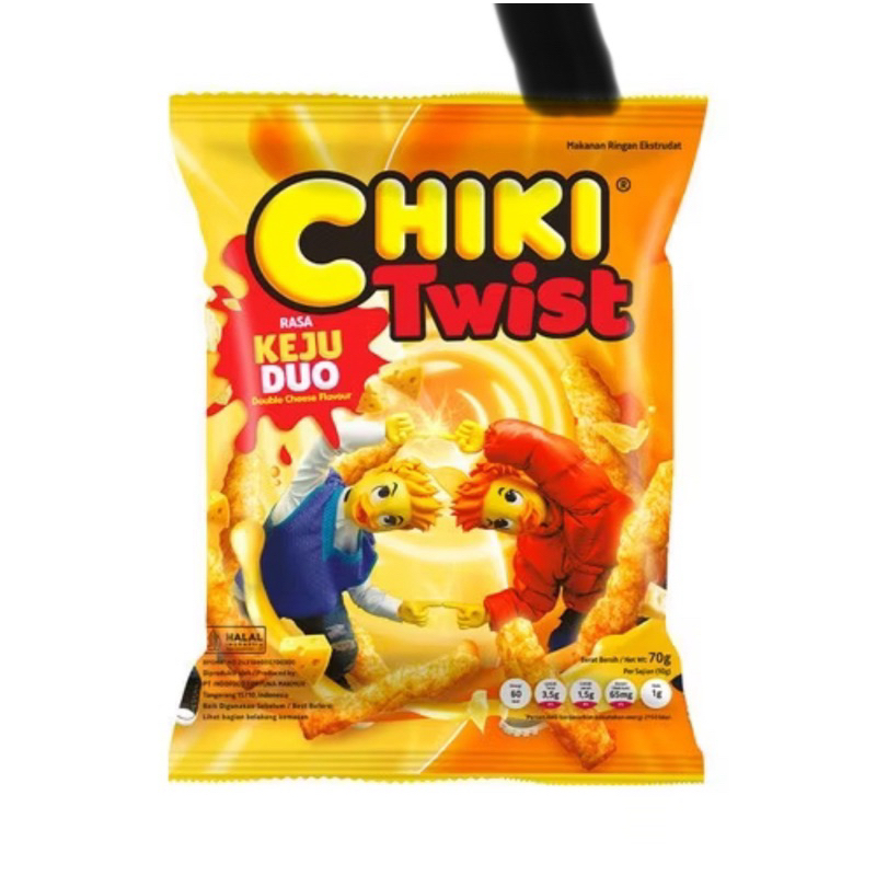 

Chiki Twist Keju Duo 70gram