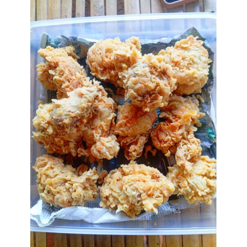 

ayam crispy pedas dan original