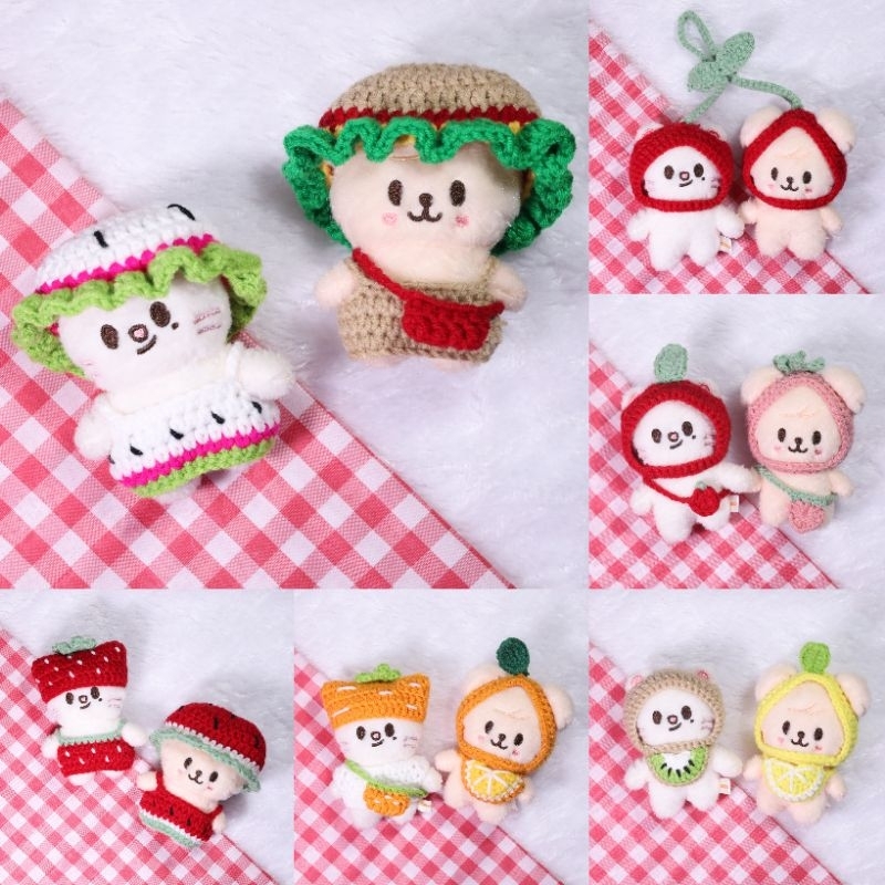 Crochet Clothes (baju rajut) kpop doll 10 cm skz nct enhypen txt zb1 day6 ateez (BACA DESKRIPSI)