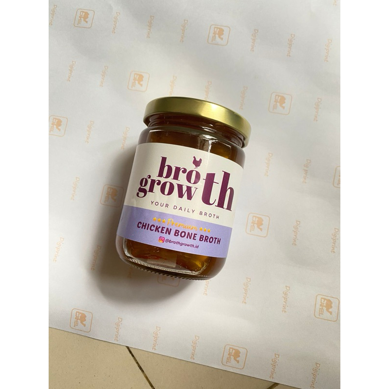 

[BROTH GROWTH] PREMIUM KENTAL CHICKEN BONE BROTH ORGANIC KALDU TULANG AYAM ORGANIK MPASI 210 ML