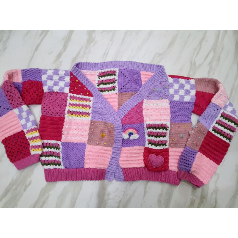 Aruna Cardigan rajut//cardigan crochet handmade