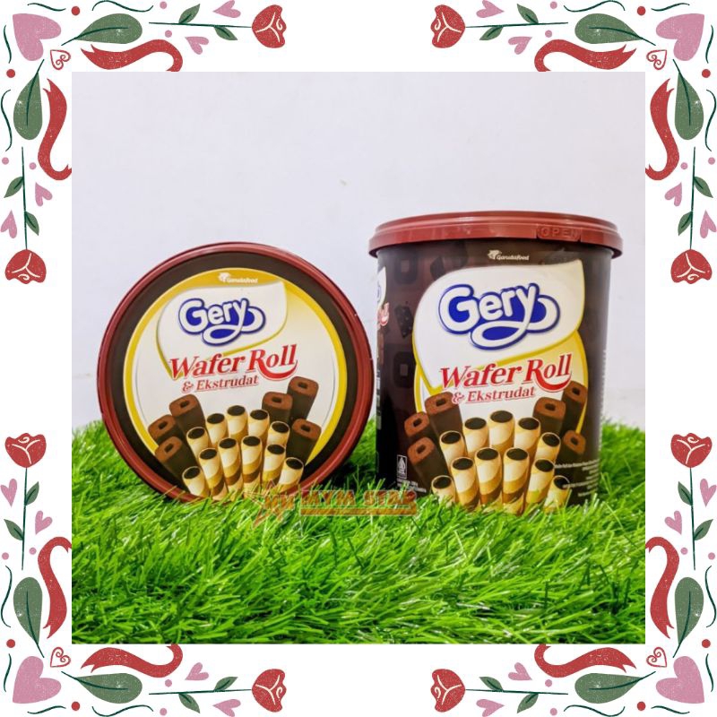 

Gery Wafer Roll & Ekstrudat Rasa Chocolate Toples 350Gr