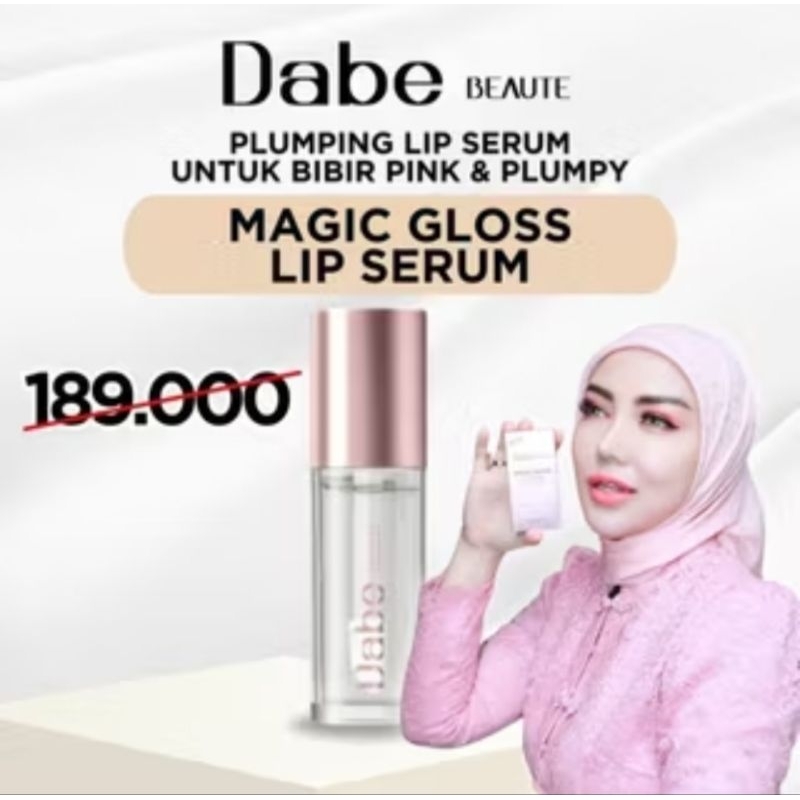 (ES) DABE BEAUTY LIP SERUM PLUMPER/MAGIC GLOS DABE BEAUTY original