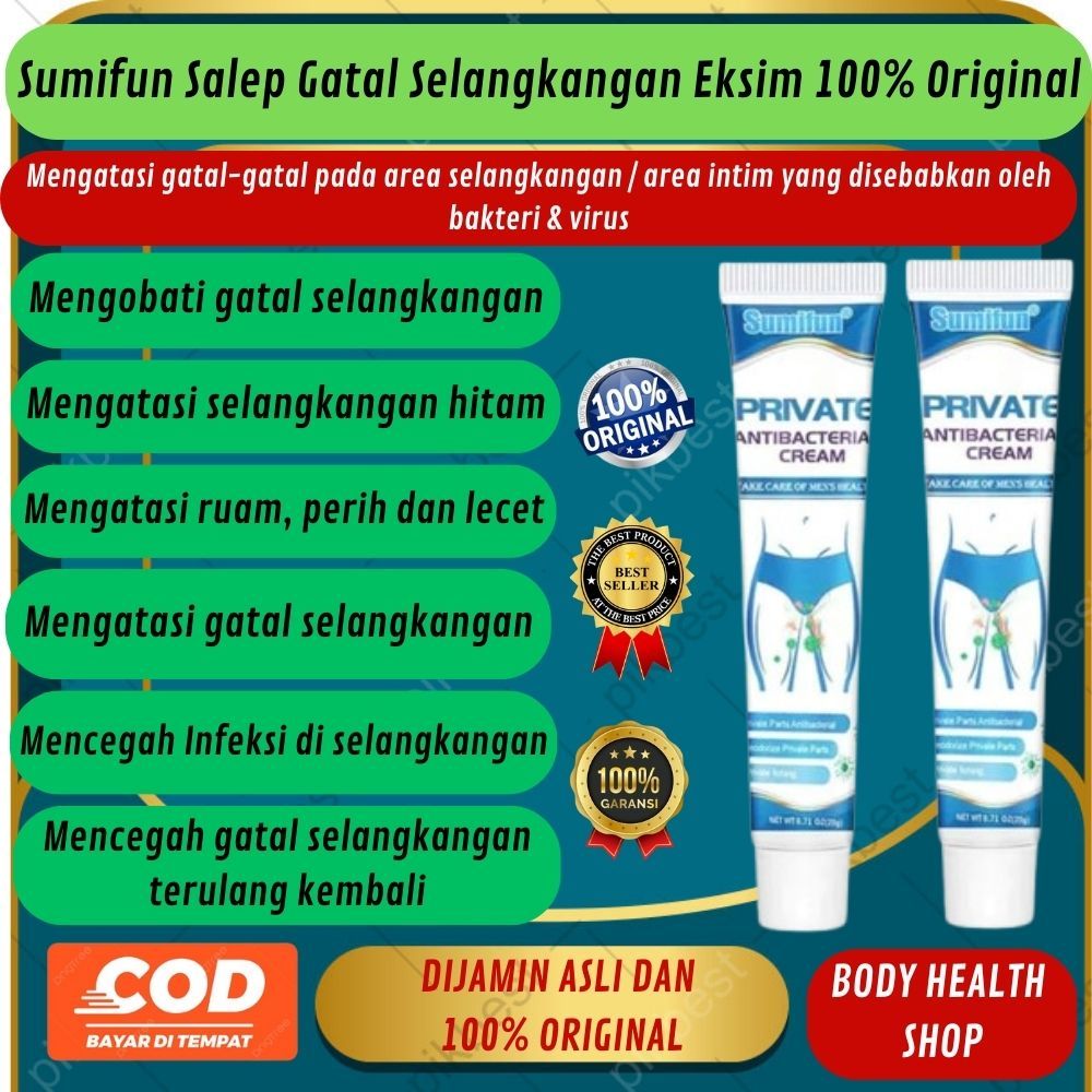 Salep Gatal Selangkangan Krim Gatal Selangkangan dan Eksim untuk Pria dengan Kandungan Antijamur