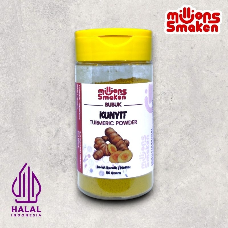 

Kunyit Bubuk / Turmeric Powder Bumbu Rempah 100% Original 50 Gram - Millions Smaken