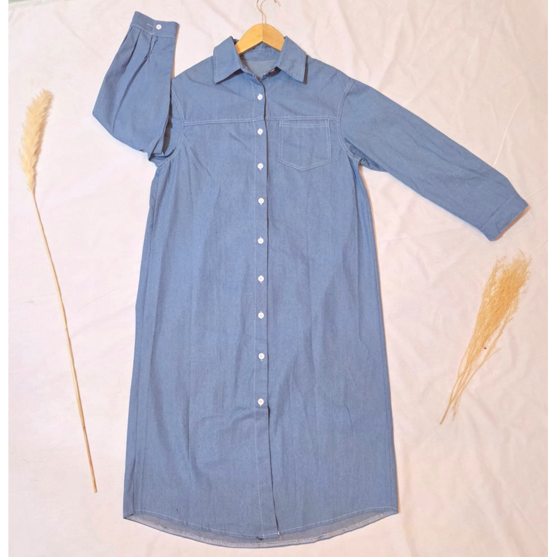 IMPORT BKK DENIM TUNIK PREMIUM