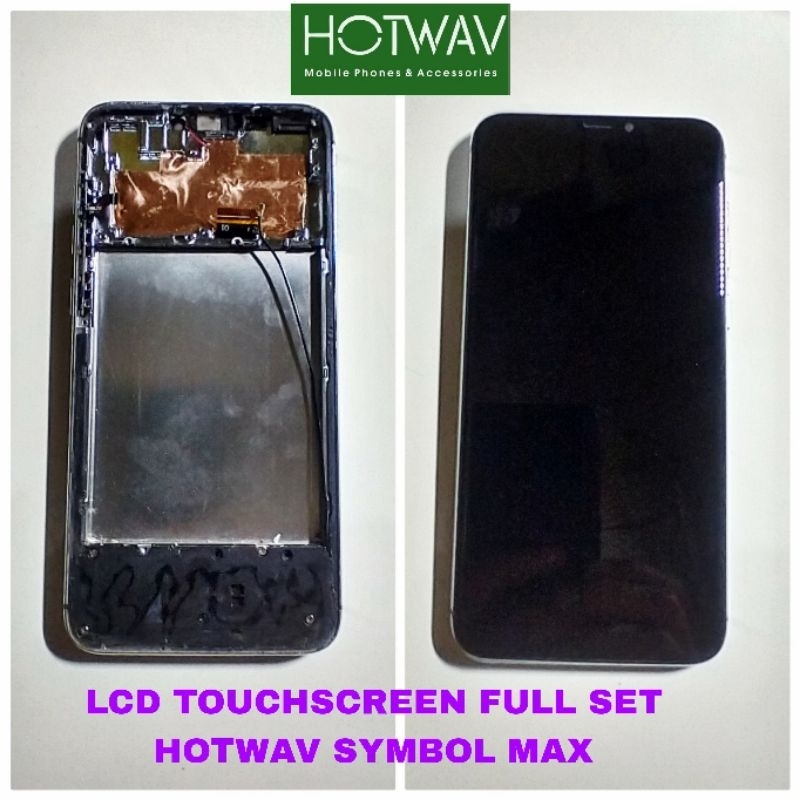 hotwav SYMBOL MAX lcd Touchscreen full set frame flexibel on off speaker buzzer original copotan