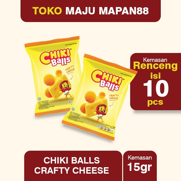 

Chiki Balls Keju 15gr isi 10pcs