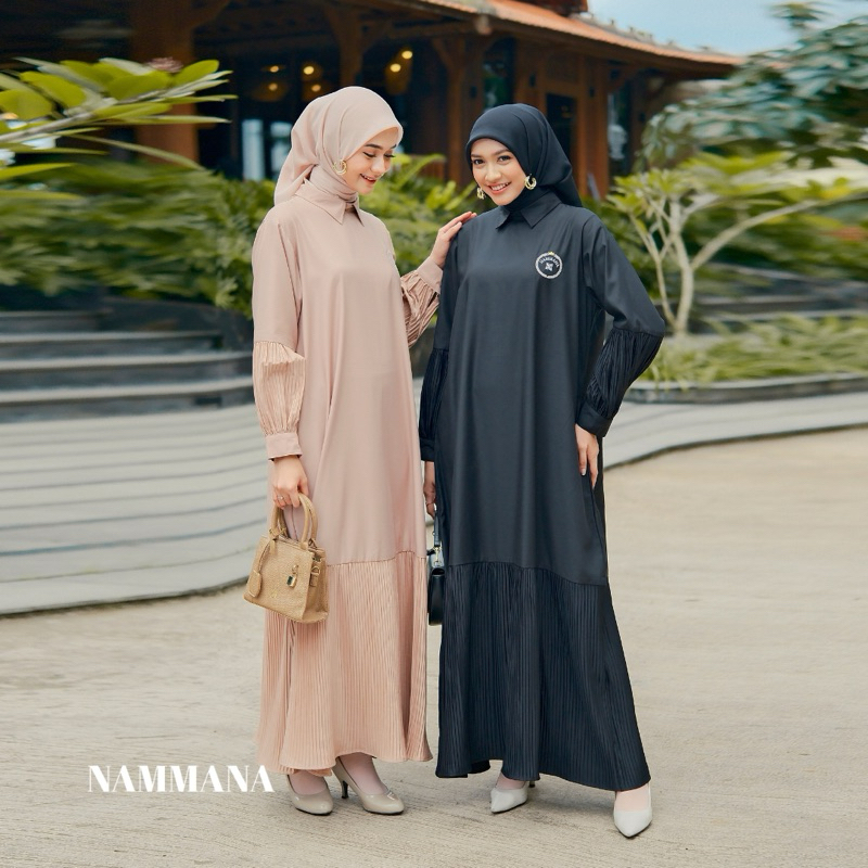 Nammana - Regalia Dress - Maxi Dress - Gamis Terbaru Elegan