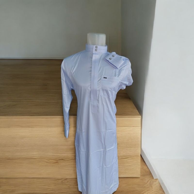 HOT gamis/jubah/koko/gamis alwafa/jubah al wafa/super golf/medium gold 2025