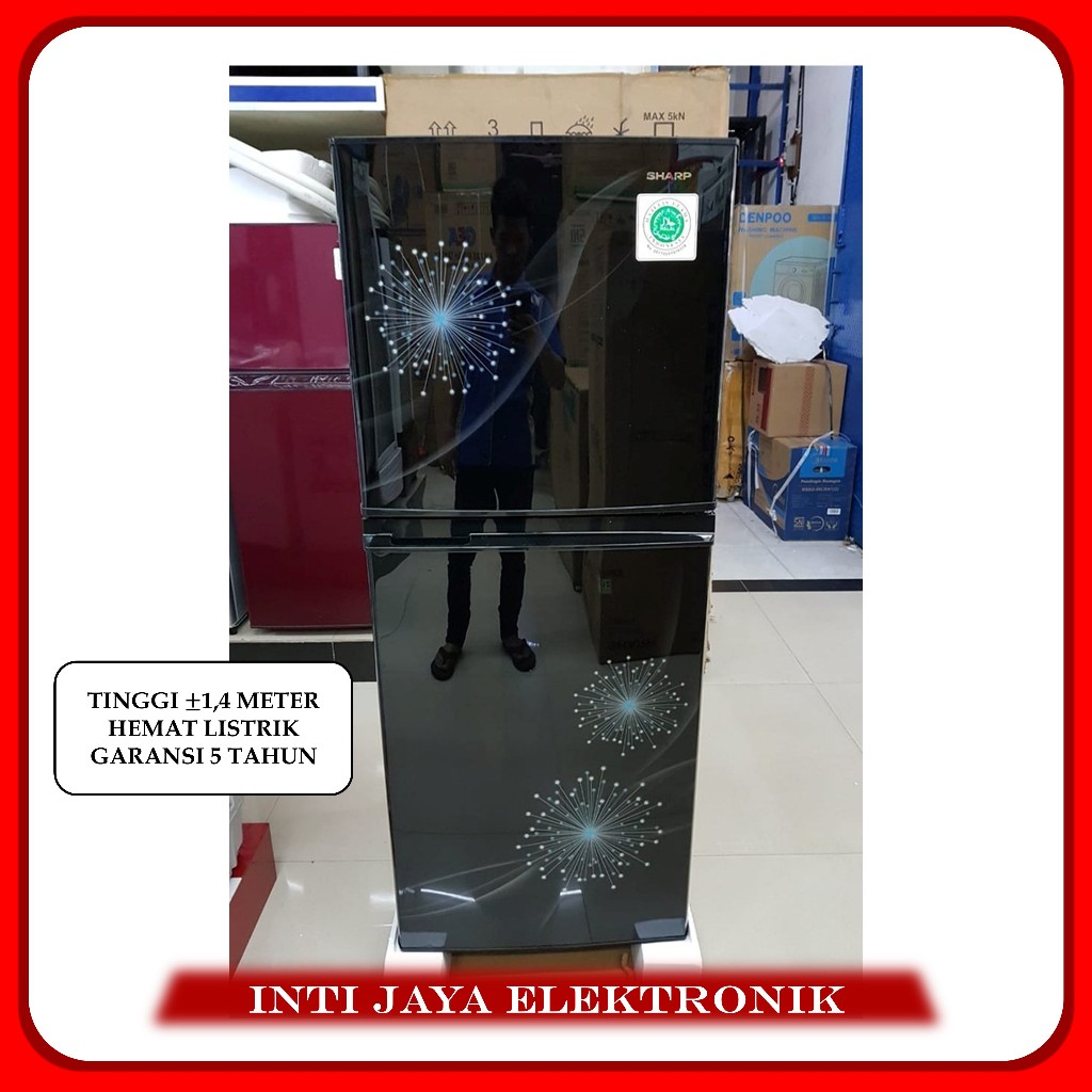 KULKAS SHARP 2 PINTU KAPASITAS 187 LITER SJ237MG / SJ236MG TANPA SALJU || SJ-237MG SJ-236MG SJ 237 M