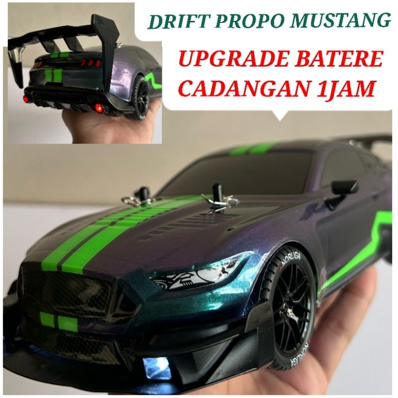 RC DRIFT 4WD 2,4GHZ PROPO RACING POWER SPEED MAINAN MOBIL REMOTE CONTROL UPGRADE BATERE CADANGAN
